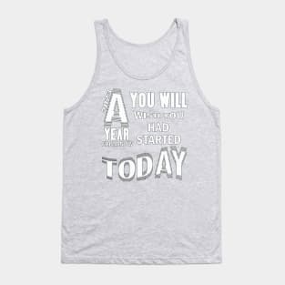 January 2023. Motivational saying. Tank Top